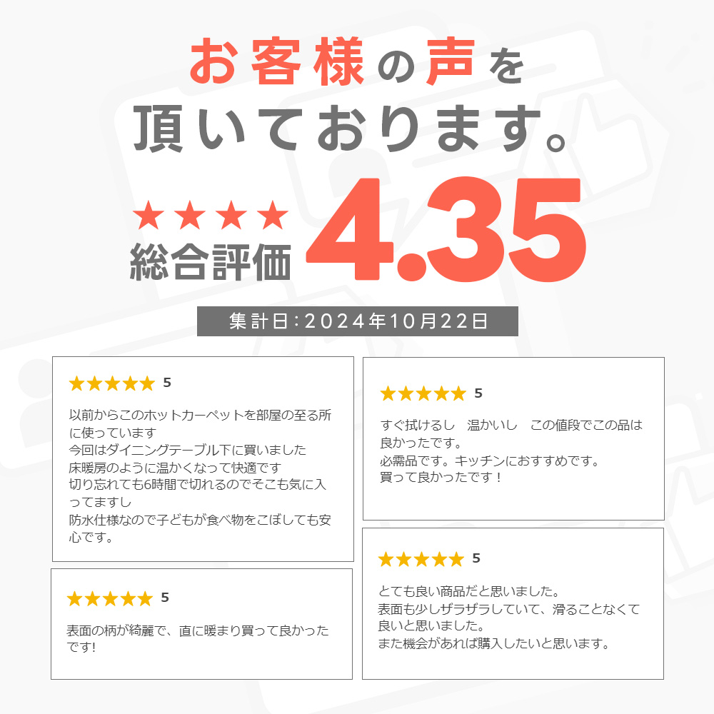 TEKNOS（テクノス） 電気カーペット ホットカーペット 3畳 防水 温度