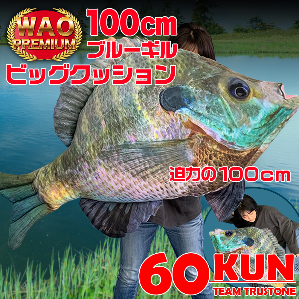 チャレンジャー challenger クッション ブラックバス 魚