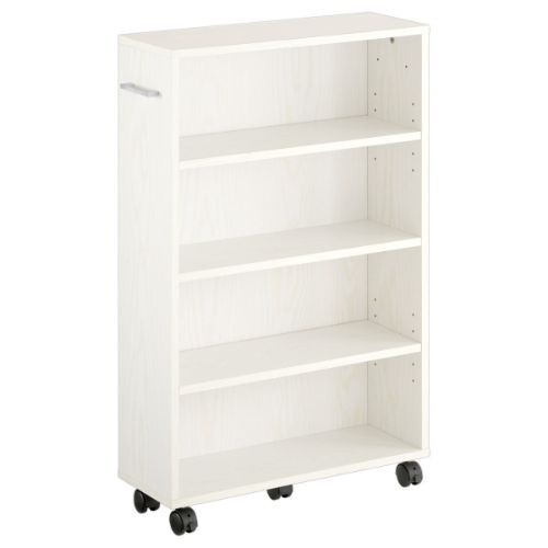 ぼん家具 【完成品】 本棚 キャスター付き コミックラック 薄型 ぼん家具 【完成品】 本棚 キャスター付き コミックラック 薄型