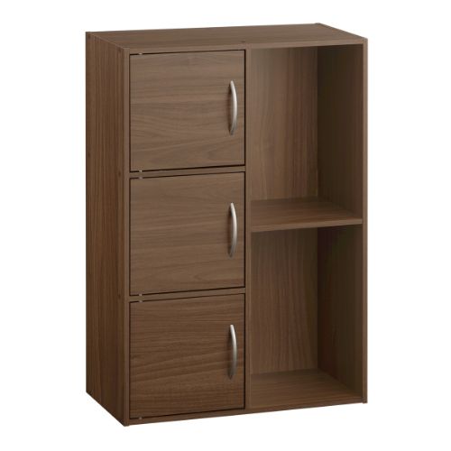 家具 収納家具 カラーボックス ぼん家具 【完成品】 カラーボックス 扉付き 収納ボックス 2列 2
