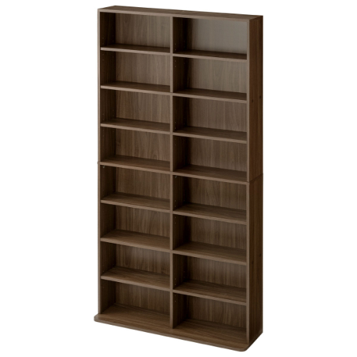 ぼん家具 【完成品】 本棚 薄型 収納棚 スリム カラーボックス