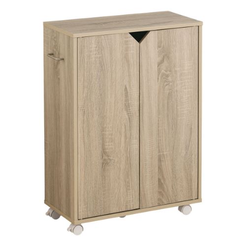 ぼん家具 【完成品設置付き】本棚 カラーボックス 収納棚 扉付き