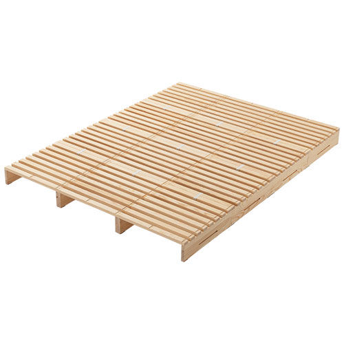 ぼん家具 パレットベッド ダブルベッド 組み立て 簡単 フレームのみ