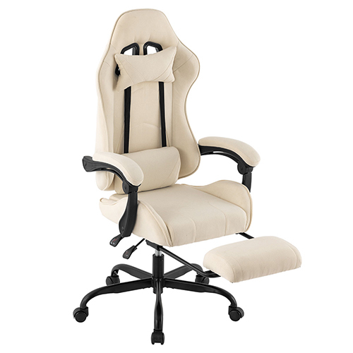 ゲーミングチェア オフィスチェア デスクチェア チェア 椅子 いす イス ワークチェア パソコンチェア キャスター付き椅子 リクライニング オットマン｜kaguya｜02