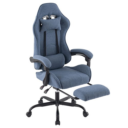 ゲーミングチェア オフィスチェア デスクチェア チェア 椅子 いす イス ワークチェア パソコンチェア キャスター付き椅子 リクライニング オットマン｜kaguya｜03