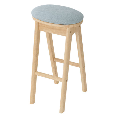 ぼん家具 【完成品】 木製スツール 椅子 ファブリック クッション座面 ぼん家具 【完成品】 木製スツール 椅子 ファブリック クッション座面