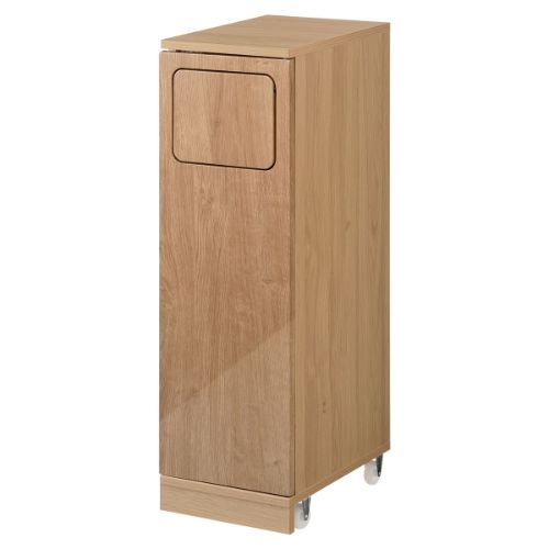 ゴミ箱 分別 縦型 45l ダストボックス スイングキャスター付き 木目 オーク Amazon｜ぼん家具 ゴミ箱 分別 縦型 45l ダストボックス スイング 幅