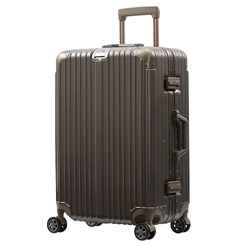 スーツケース キャリーバッグ キャリーケース Mサイズ 3泊4日 2泊3日 60L アルミフレーム 軽量 4輪 ハードケース おしゃれ 大容量 海外  無料受託手荷物
