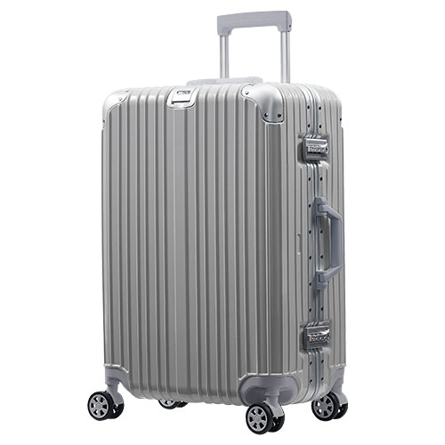 スーツケース キャリーバッグ キャリーケース Mサイズ 3泊4日 2泊3日 60L アルミフレーム 軽量 4輪 ハードケース おしゃれ 大容量 海外  無料受託手荷物