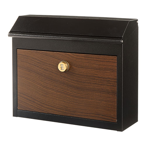 ぼん家具 ポスト 郵便受け 壁掛けポスト ダイヤル式 メールボックス