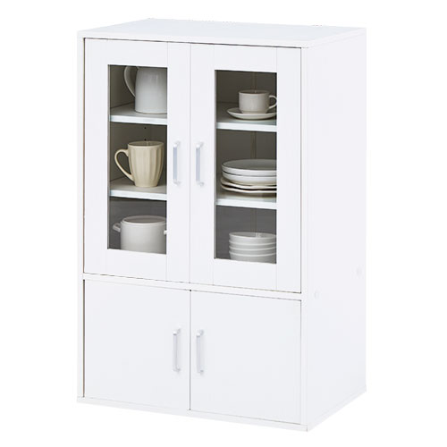 ぼん家具 【完成品】 食器棚 レンジ台 幅60cm 奥行40cm 高さ90cm