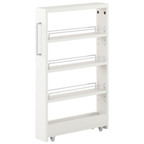 ぼん家具 キッチンラック 隙間収納 10cm スリム ラック ワゴン