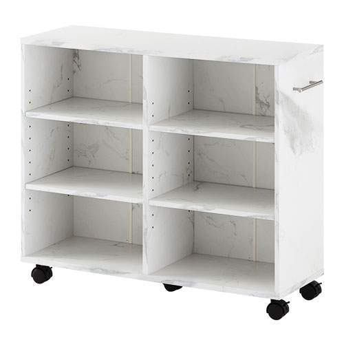 ぼん家具 本棚 押入れ収納 カラーボックス キャスター付き チェスト