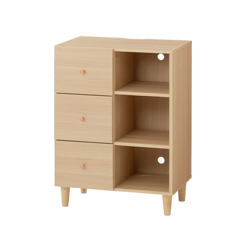 ぼん家具 キャビネット リビングボード リビング 収納 棚 可動式