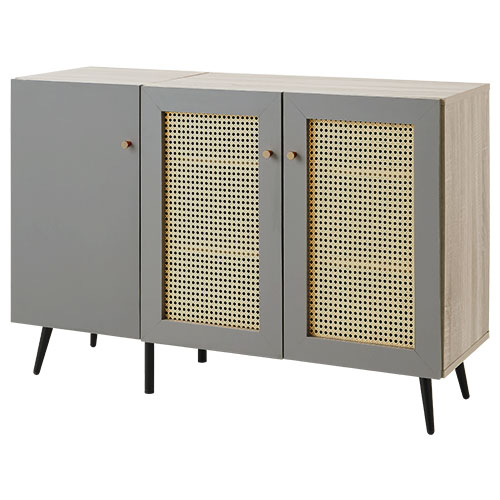 PUTUPUTU Toffy トフィー キャビネット ラタン サイドボード 幅120cm