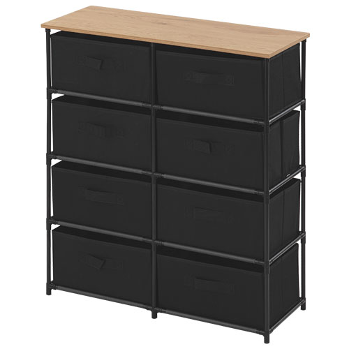 ぼん家具 タンス 引き出し 8杯 チェスト 天板付き 大容量 整理タンス