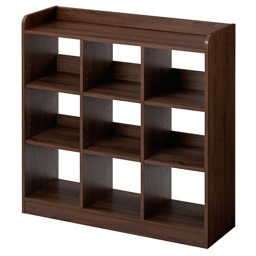 ぼん家具 本棚 収納棚 ブックシェルフ おしゃれ 大容量 玩具