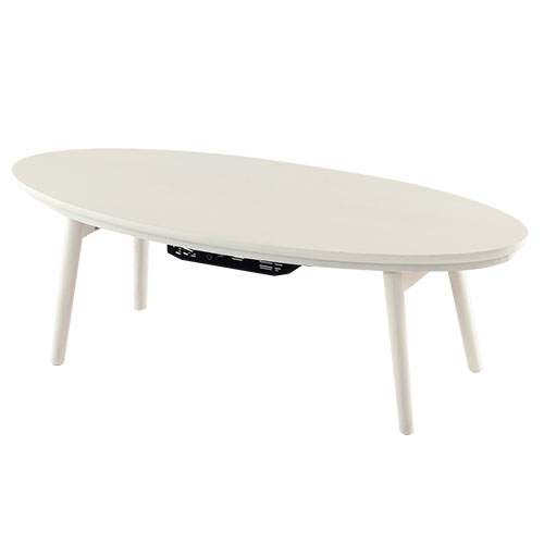 こたつ コタツ 炬燵 テーブル 本体 座卓 楕円 120 折れ脚 カジュアルこたつ 和室 リビング 北欧 おしゃれ