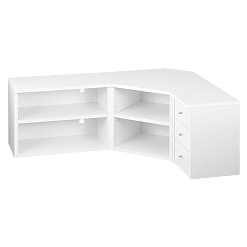 ぼん家具 【完成品設置付き】 テレビ台 コーナー 三角 tv台 ロータイプ