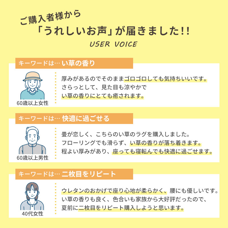 ラグ ラグマット 夏用ラグ い草ラグ おしゃれ...の詳細画像1