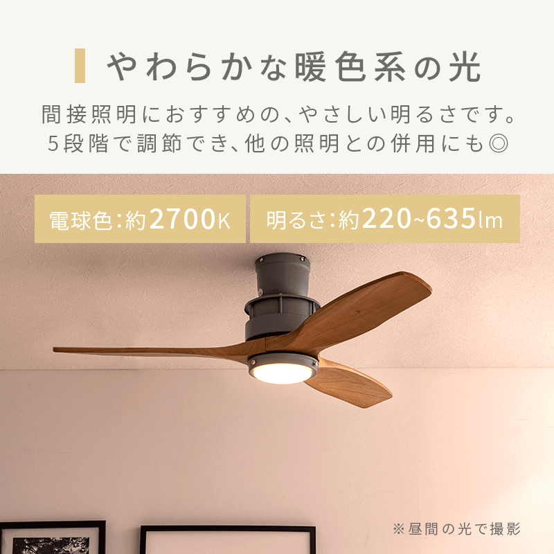 【新品未使用】ぼん家具　シーリングライト　6灯　シーリングファン　照明 ぼん家具 シーリングファンライト led dcモーター 静音 静穏 風量調節