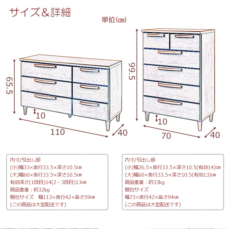 リアル ローチェスト 送料無料（一部地域を除く）0005ke【取っ手付