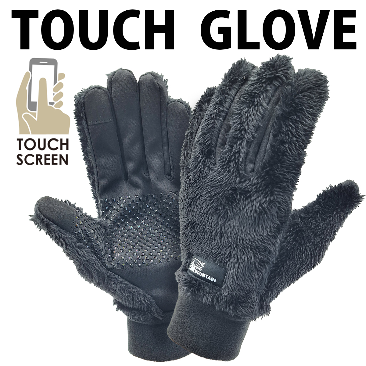 タッチパネル対応 メンズ 手袋 スマートフォン レジャー グローブ