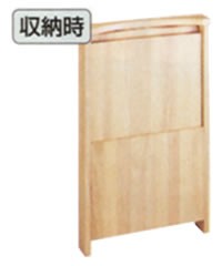 壁付折りたたみ椅子　収納時