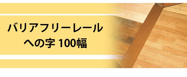 バリアフリーレール100幅