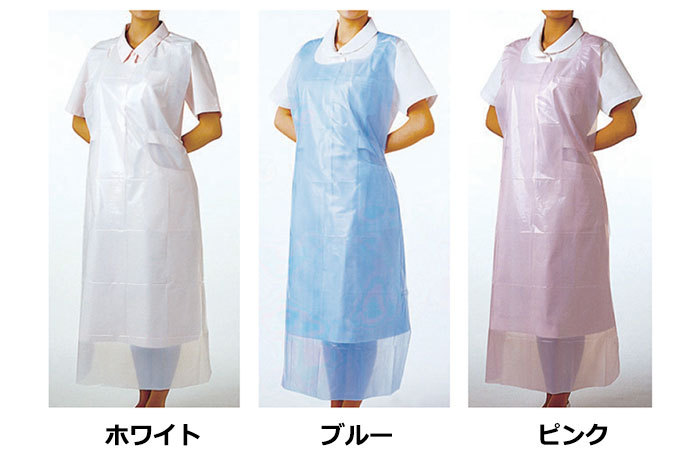 竹虎 ビニールエプロンP 使い捨て介助用エプロン 1ケース（1箱50枚入り×20箱）
