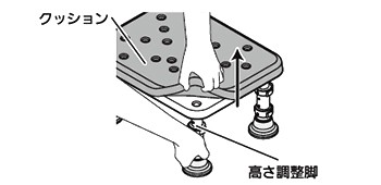 クッションの外し方