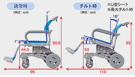 シャワーキャリー お風呂・入浴用車椅子 ウチエ 楽チルセーフティ