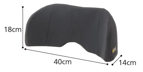 エクスジェルバッククッション ロータイプ 車椅子用背クッションのサイズ