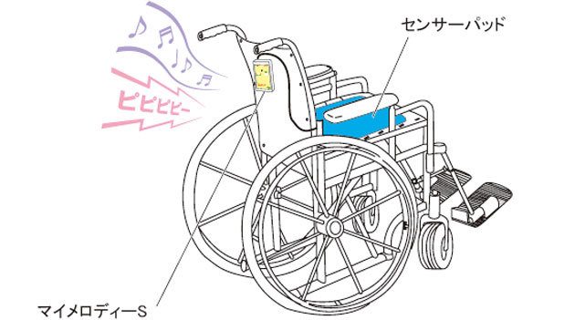 チェアセンサーマイメロディーSセット車いす用立ち上がり検知センサ