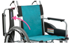【非課税】STAYER+(ステイヤープラス) 介助用車椅子 SYP16-40(42)SB (調整なしシートNo.111) カワムラサイクル レディメイド式 背折れ・スイングアウト車いすの説明