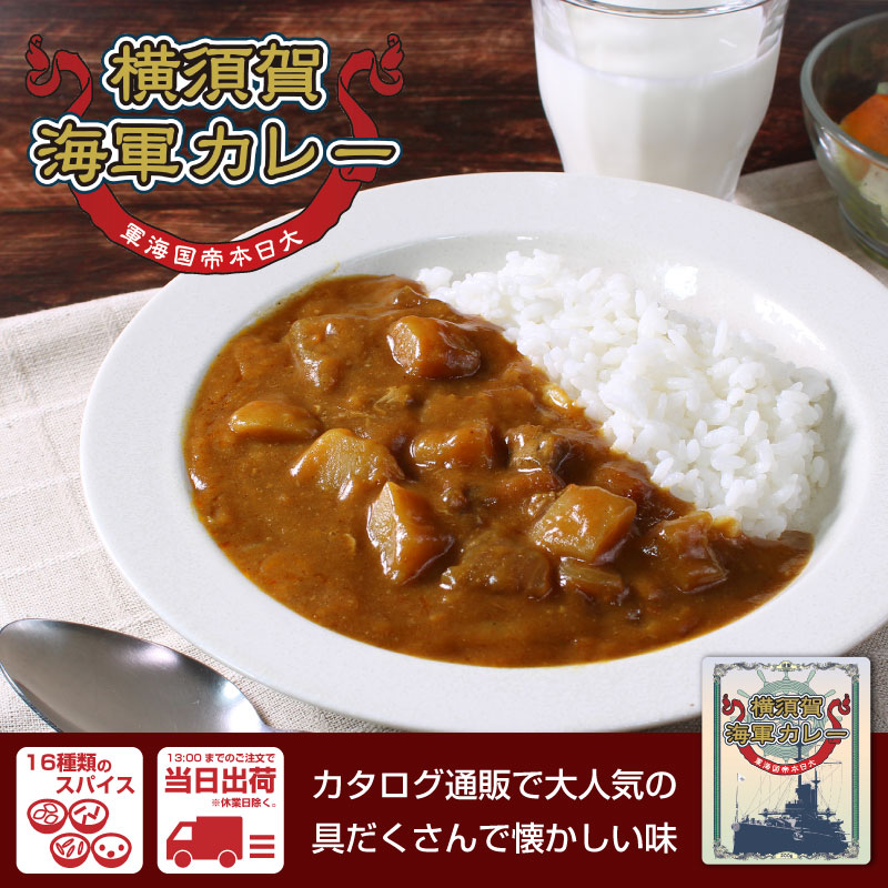 カタログ通販で人気の横須賀海軍カレー
