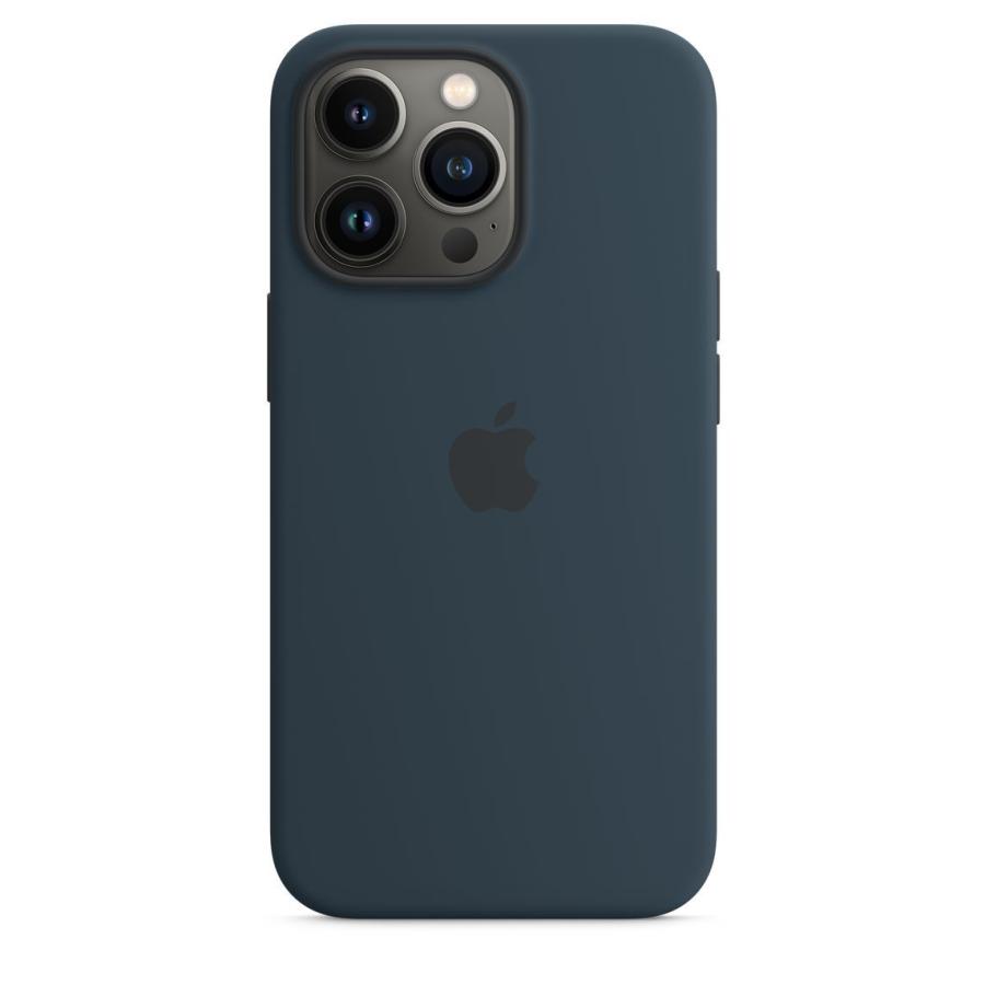 【新品未開封純正品】Apple iPhone 13 Pro Silicone Case Abyss Blue MM2J3FE/A※レターパック全国送料無料【即日発送、土、祝日発送】｜kaikyou