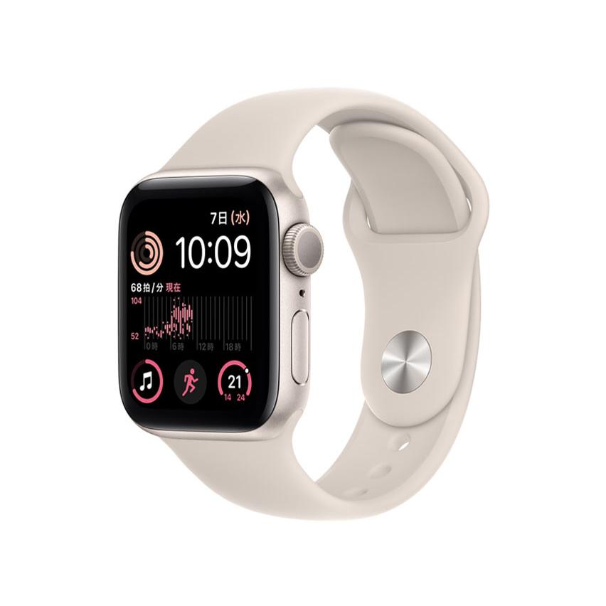 【新品未開封】Apple Watch SE 第2世代 GPS+Cellularモデル 44mm MNPT3J/A[スターライトスポーツバンド]【即日発送、土、祝日発送】【送料無料】 :4549995339130:モバイル販売