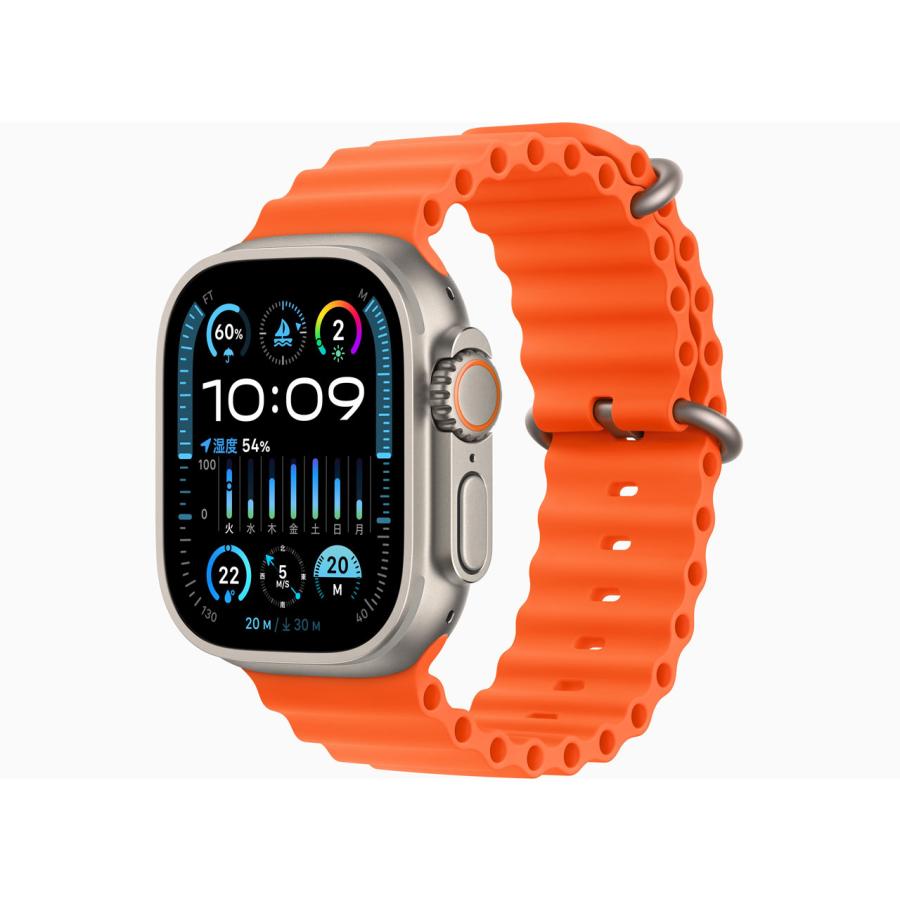 【新品未開封】Apple Watch Ultra 2 GPS+Cellularモデル 49mm MREH3J/A [オレンジオーシャンバンド]【即日発送、土、祝日発送】【送料無料】｜kaikyou