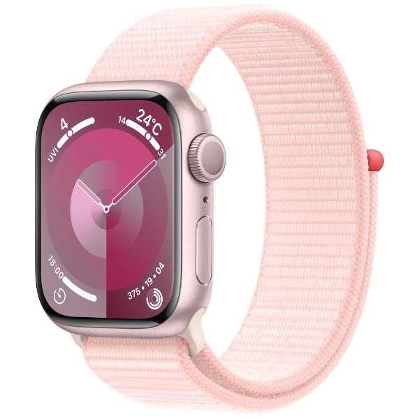 【新品未開封】Apple Watch Series 9 GPSモデル 45mm MR9J3J/A [ピンク/ライトピンクスポーツループ]【即日発送、土、祝日発送】【送料無料】