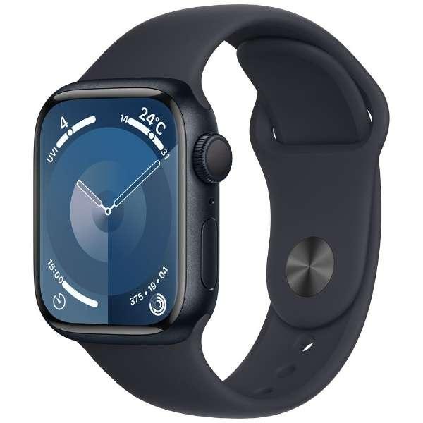【新品未開封】Apple Watch Series 9 GPSモデル 41mm MR8W3J/A [ミッドナイトスポーツバンド S/M]【送料無料】【即日発送、土、祝日発送】｜kaikyou