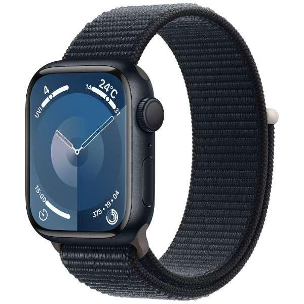 【新品未開封】Apple Watch Series 9 GPSモデル 41mm MR8Y3J/A [ミッドナイトスポーツループ]【即日発送、土、祝日発送】【送料無料】｜kaikyou