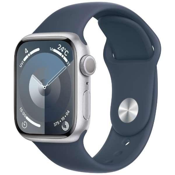 新品未開封】Apple Watch Series 9 GPSモデル 45mm MR9D3J/A [シルバー 