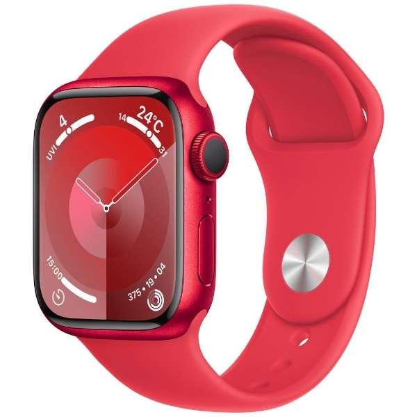 【新品未開封】Apple Watch Series 9 GPSモデル 41mm MRXG3J/A　[(PRODUCT)REDスポーツバンド S/M]【送料無料】【即日発送、土、祝日発送】｜kaikyou