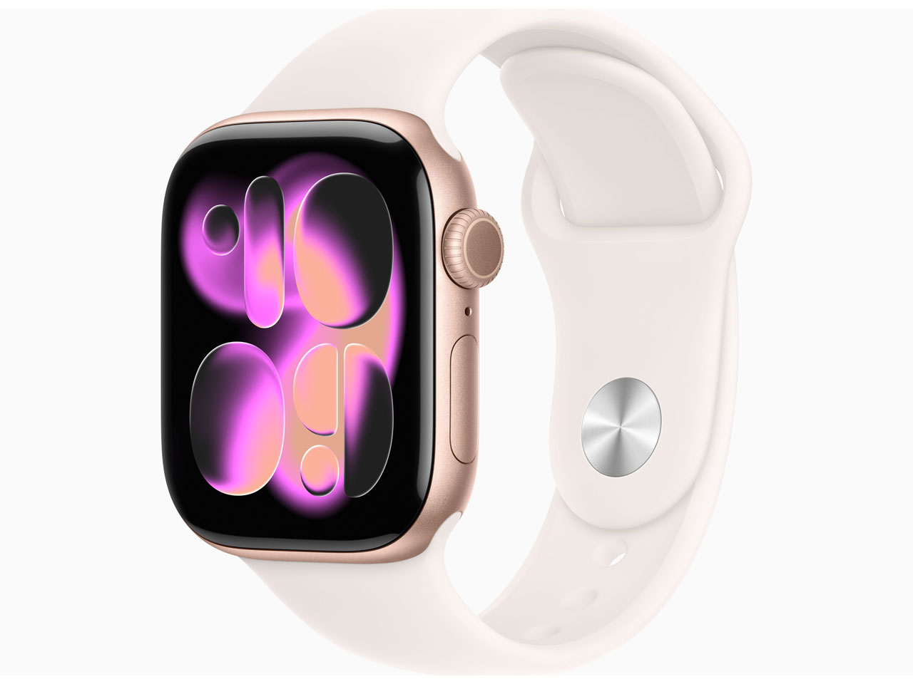 【新品未開封】Apple Watch Series 11 GPSモデル 42mm MEU44J/A [ローズゴールド・ライトブラッシュスポーツバンド M/L]【日曜日以外即日発送】【送料無料】