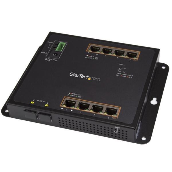 【新品・在庫処分】StarTech.com IES101GP2SFW [ブラック]【日曜日以外即日発送】【送料無料】