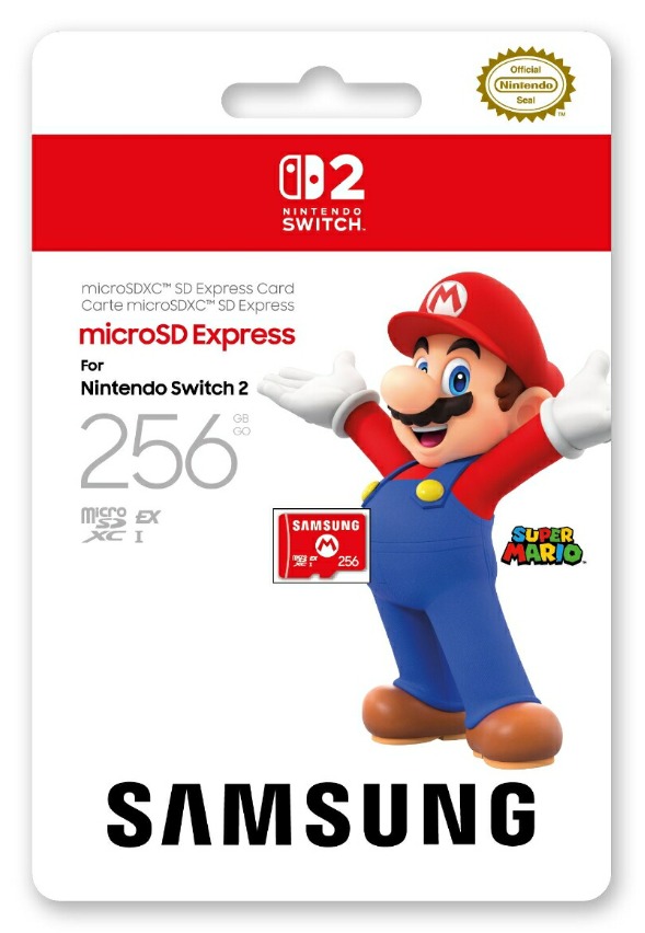 【新品】Samsung microSD Express Card 256GB for Nintendo Switch 2【日曜日以外即日発送】※レターパック全国送料無料 | 任天堂