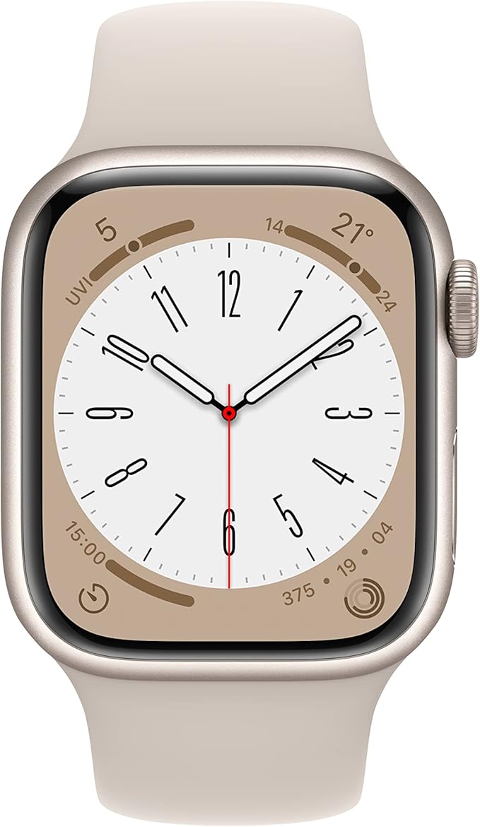 【Aランク・バンド無し】Apple Watch Series8 GPS+Cellularモデル 41ｍｍ スターライト【日曜日以外即日発送】【送料無料】