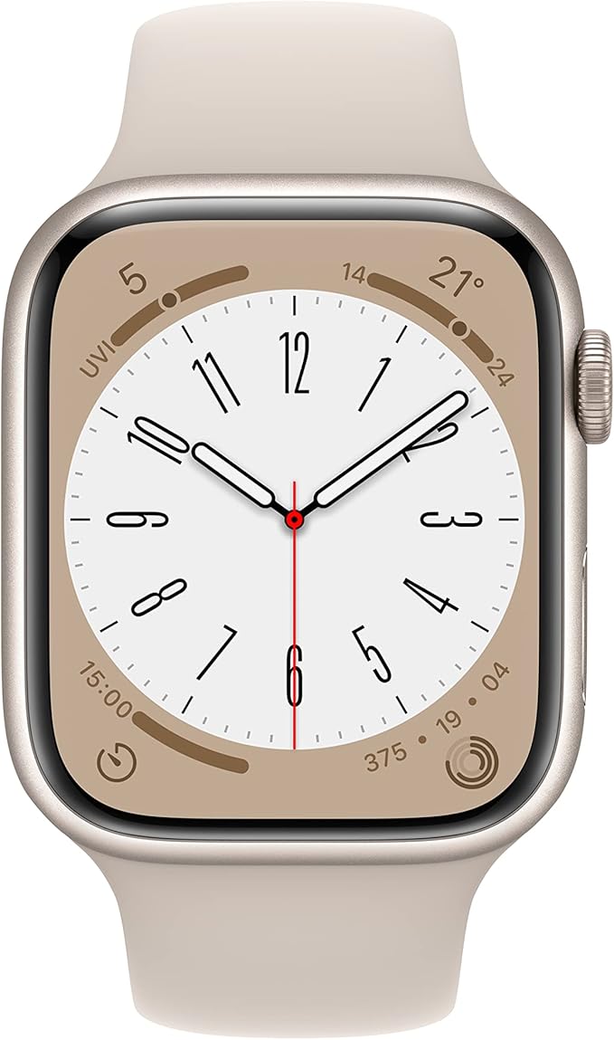 【Aランク・バンド無し】Apple Watch Series8 GPS+Cellular 45mm スターライトアルミニウムケース 【日曜日以外即日発送】【送料無料】