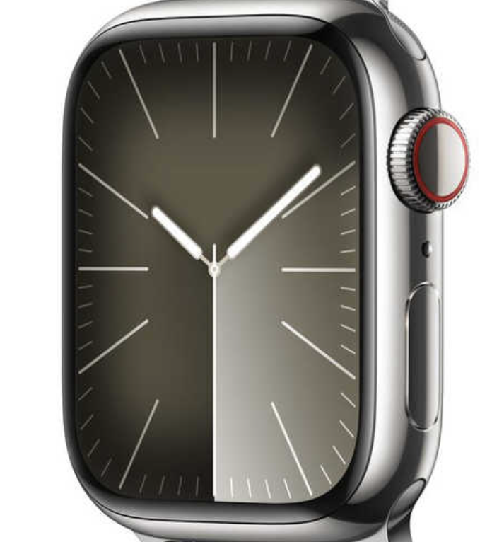 【Bランク・本体のみ・バンドなし】Apple Watch9 45mm GPS+Cellularモデル シルバーステンレススチールケース Bランク【日曜日以外即日発送】【送料無料】